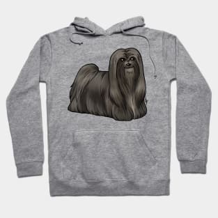 Dog - Lhasa Apso - Black Hoodie